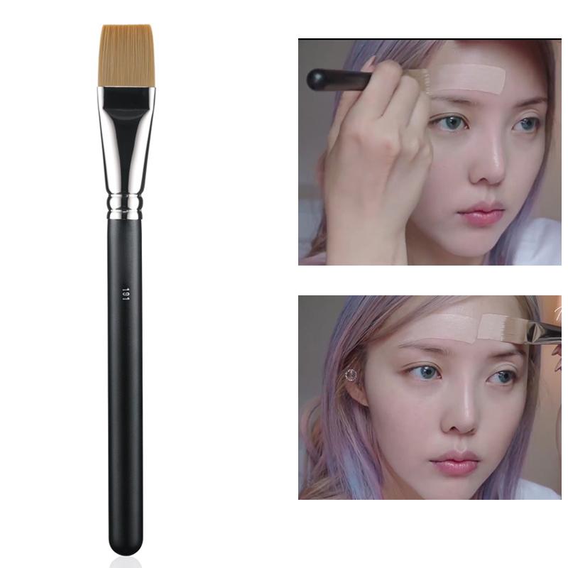 

Cosmetic 191 Flat Square Foundation Brush Liquid Cream Mask Paint Brush for Make Up Blender Tool