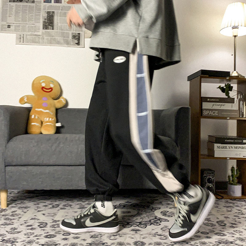 

Trousers 2021 Men's Spring and Winter New Style Plus Thickening Feet Pants Clothing D6GU, Black