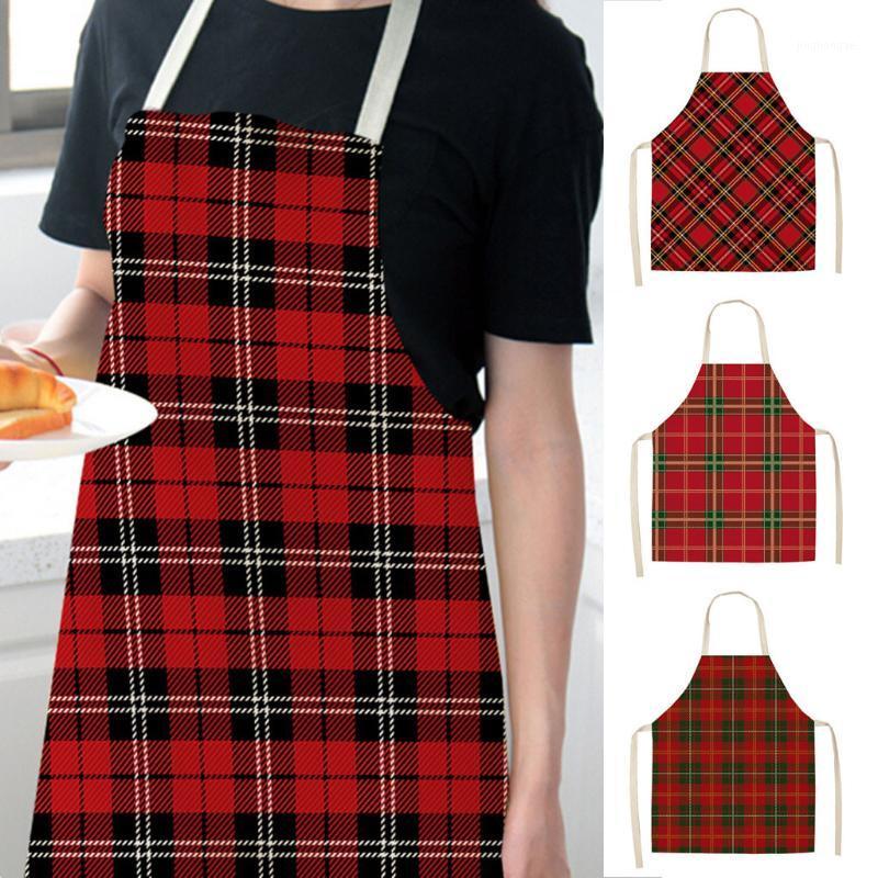 

Saingace Home Cooking Kitchen Print Apron For Woman Men Chef Waiter Cafe Shop Waiter Decoration BBQ Aprons Bibs Kitchen Tools1