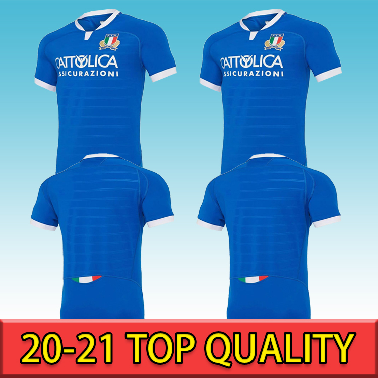 

2020 Italy home blue Nice Rugby Jerseys shirt Italia national team Abbigliamento da calcio Italy League jersey size S-5X, Black