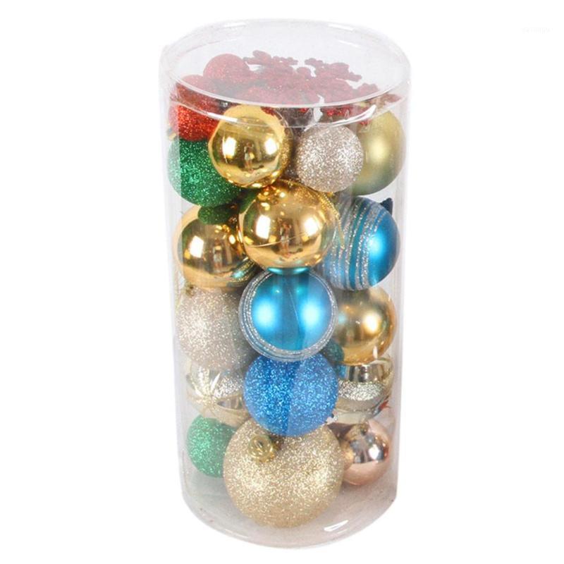 

Christmas Ornaments Shiny/matte/threaded Plastic Ball Christmas Tree Pendant Accessories For Holiday Wedding Party Decoration1