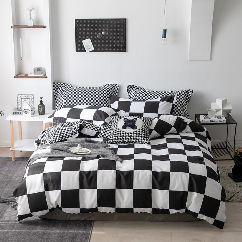 

100% cotton Home Decor Bed linen new duvet cover bedding set Quilt cover Lines sheets Bedspread for bed Pillow case Home Textile, Miley