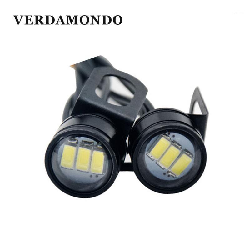 

2 Pcs Eagle Eye LED Bulb Reverse Backup Lights 3 5730 SMD DRL Daytime Running Light Signal Fog Lamp For Motorcycle 12V1, As pic