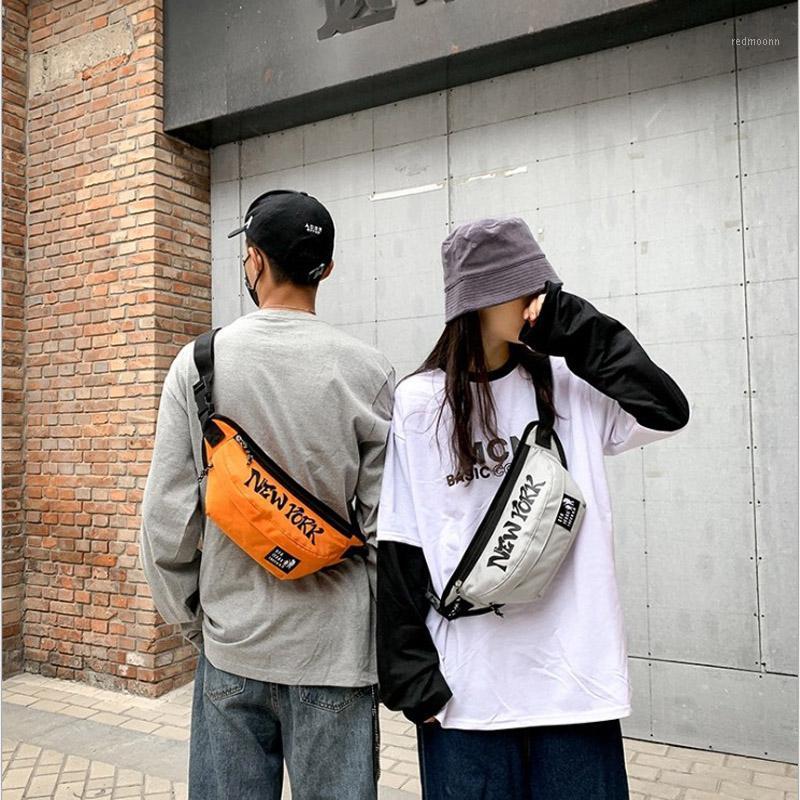 

Bag 2020 Waist Bag New Fashion Style Unisex Shoulder Pack Multicolor Black White All-match Waterproof Free Shipping BWB14147-51, Beige