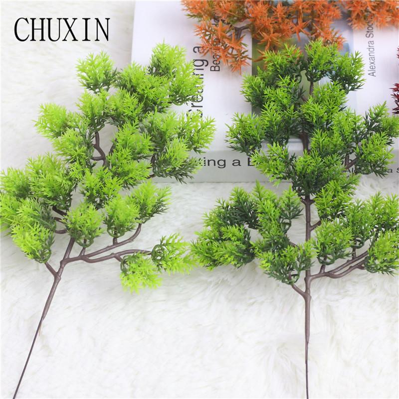 

1PC Welcoming Pine Cypress Simulation Plants Desktop Decoration For Balcony Restaurant Plant Walls DIY Layout Decoration, Light green