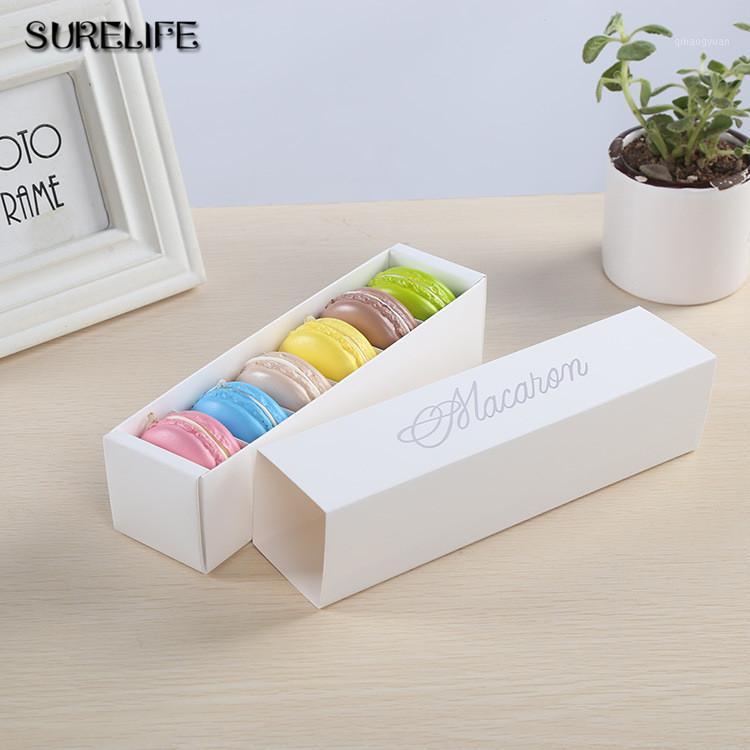 

30pcs 6 grains Macarons packing box cake box Chocolate wedding packaging1