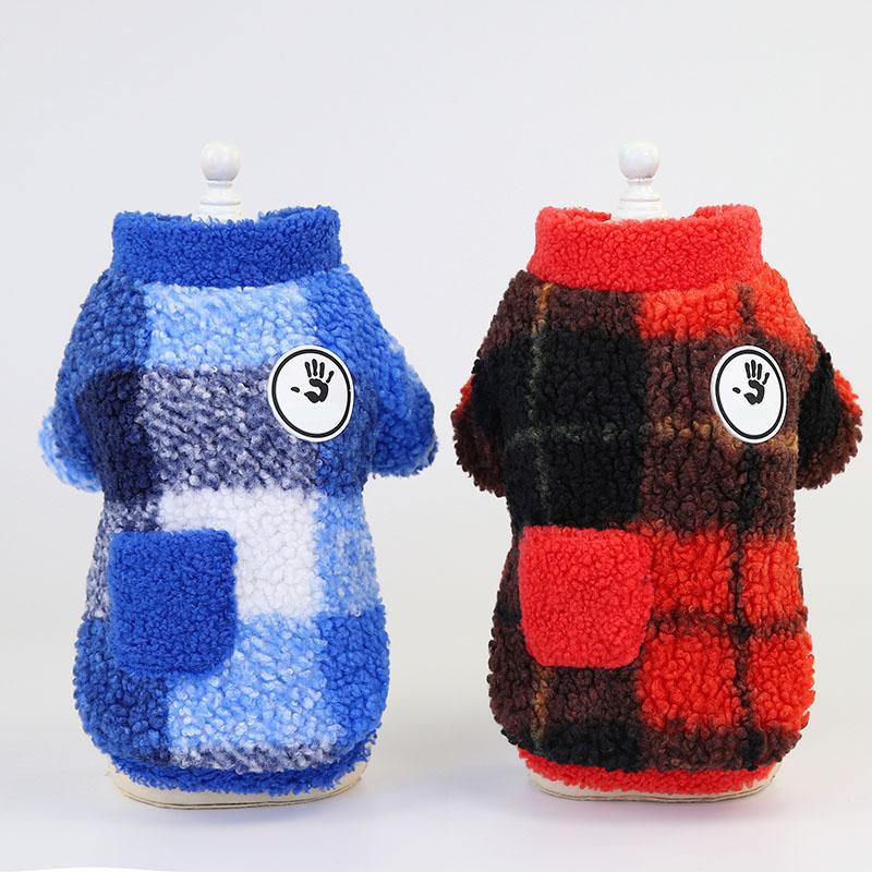 

Pet Dog Jackets Thickening Cotton-Padded Clothes Autumn Winter Small Medium Dogs Warm Coat With Large Pockets Dogs Coats Clothes, Pink