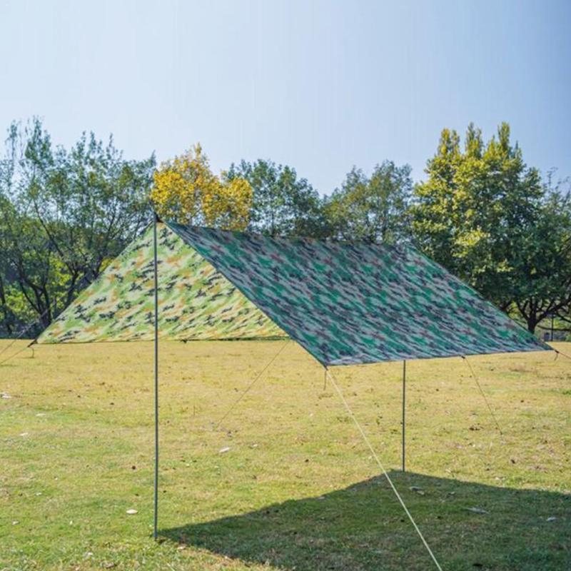 

Camping Sun Shelter Ultralight Outdoor Waterproof Tarp Beach Tent Rain Awning Mat Shelter Shade Sunshade Garden Canopy K2U7