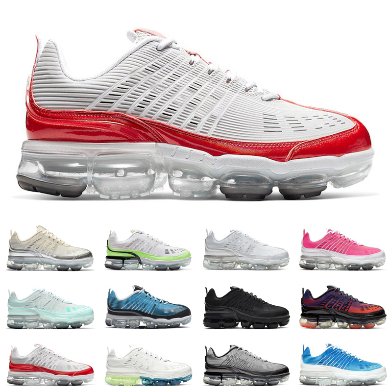 

Hotsale 360 running shoes Mens Women University Red Varsity Royal Metallic Silver Triple white Black men trainers outdoor shoes sneakers, 1 triple white