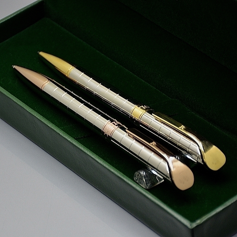 

Luxury Birthday Gift Pen - High quality Rlx Branding Metal Ballpoint pen Ball pens Stationery office school supplies with Box Packaging, As shown picture