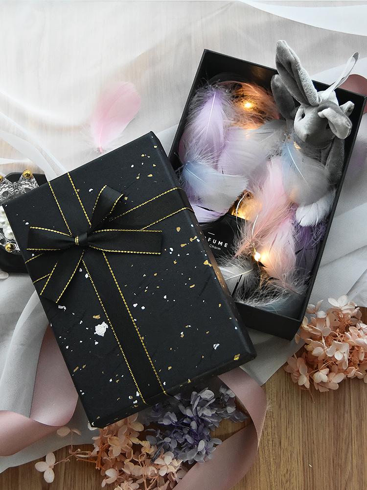 

Gift box birthday creativity extra large ins style male lipstick gift box net red large wrapping empty