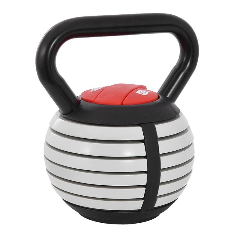 

Yoga fit Adjustable Weight Kettle Bell 40 Pounds Cast Iron Competitive Kettlebell Exercise Body Shaping Indoor Fitness Equipment, Red
