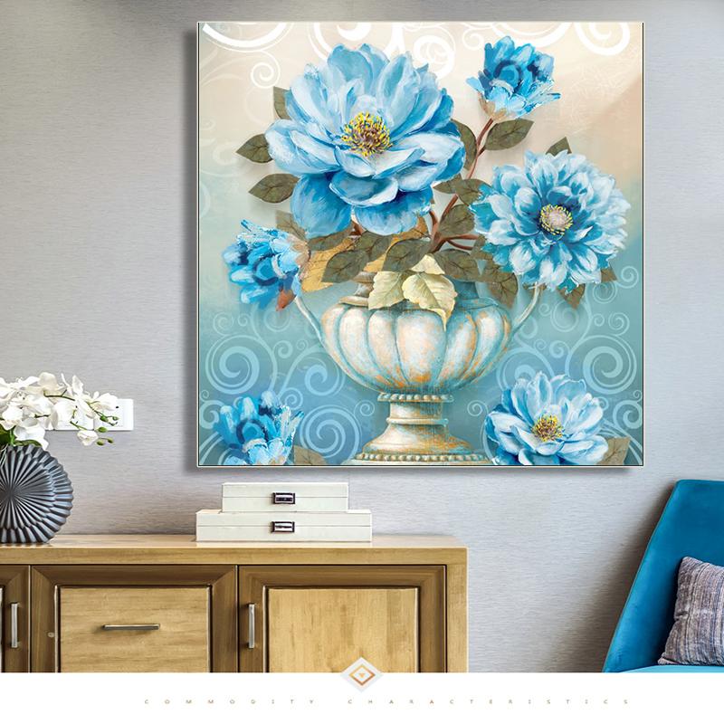 

Scandinavian Flower Poster Abstract Canvas Painting Wall Art Posters And Prints Pictures For Living Room Decoration Home Decor