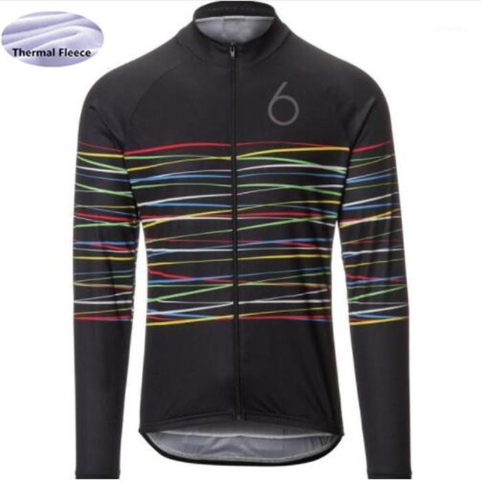 

Twin Six Winter Thermal Fleece Men's Cycling Jersey Long Sleeve Ropa Ciclismo Bicycle Wear Bike Clothing 20201, 013