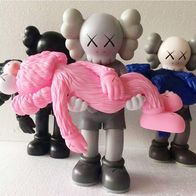 

Hot 35CM 1.5KG Originalfake KAWS Companion The princess held goalkeeper Figure With Original Box KAWS Action Figure model decorations gift