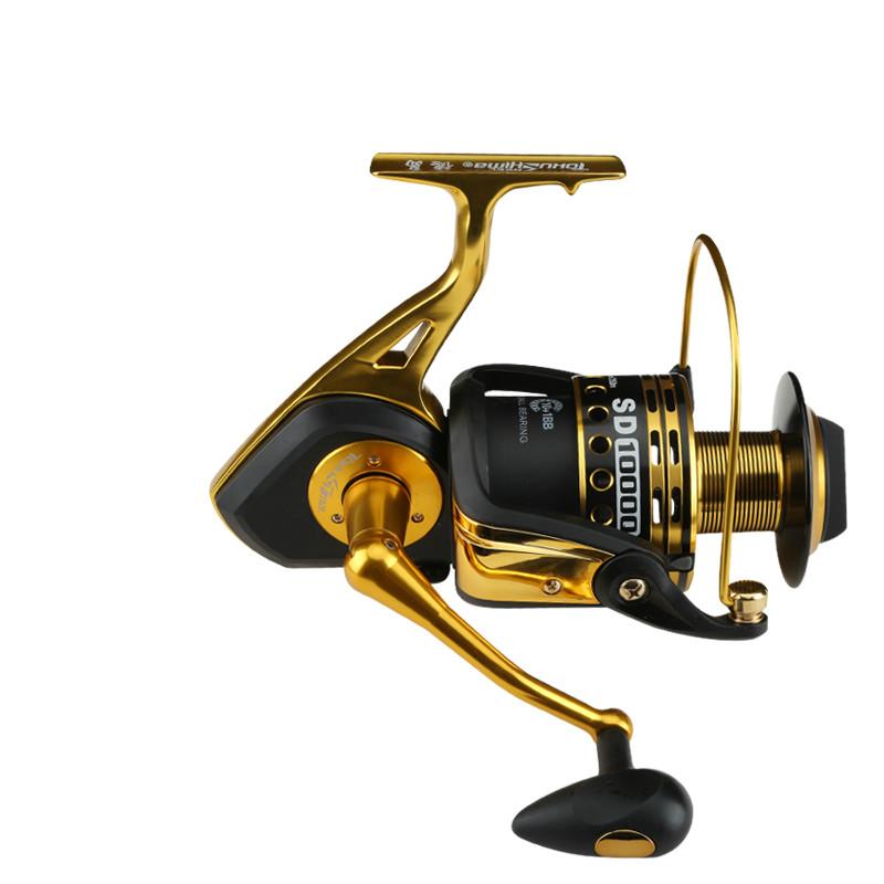 

10000s Anchor Fishing Wheel Spinning Fishing Reel Rock Carretilha Pesca 10+1 Ball Bearings Molinete Olta