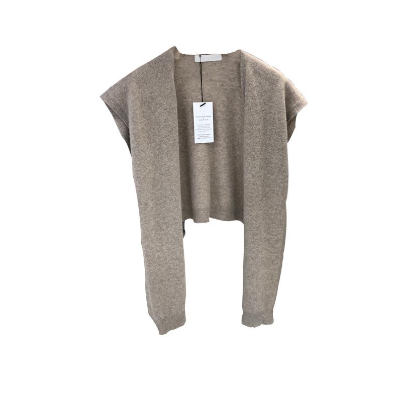 

2020 new shoulder shawl solid color knitted shawl with a female wild bib