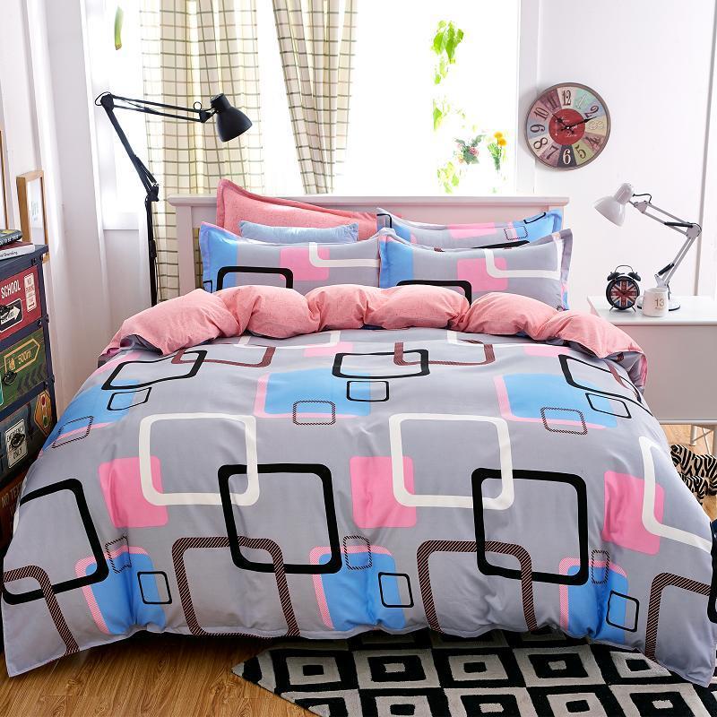 

10 Cotton Blend Duvet Cover Sets, Vintage Floral Pattern Design(cyg, As pic