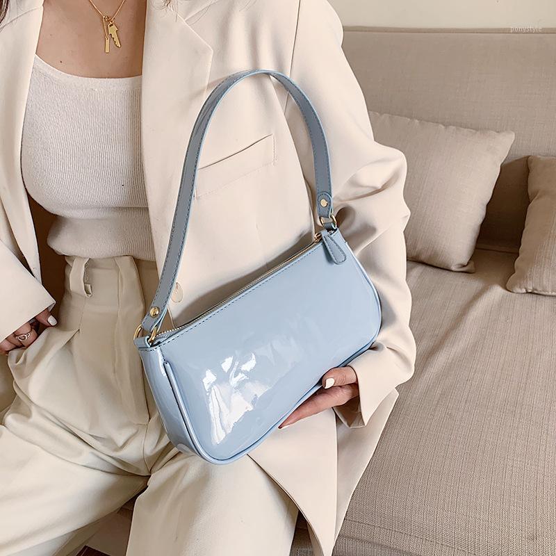 

2020 new shoulder bag women's underarm bag French evening casual fashion luxury messenger ladies1, Black