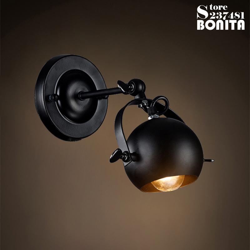 

Retro Industrial Clothing Store Wall Lamp Bar Counter Wall Display LED Industrial sconces Light Edison Vintage Iron Lamp Lo
