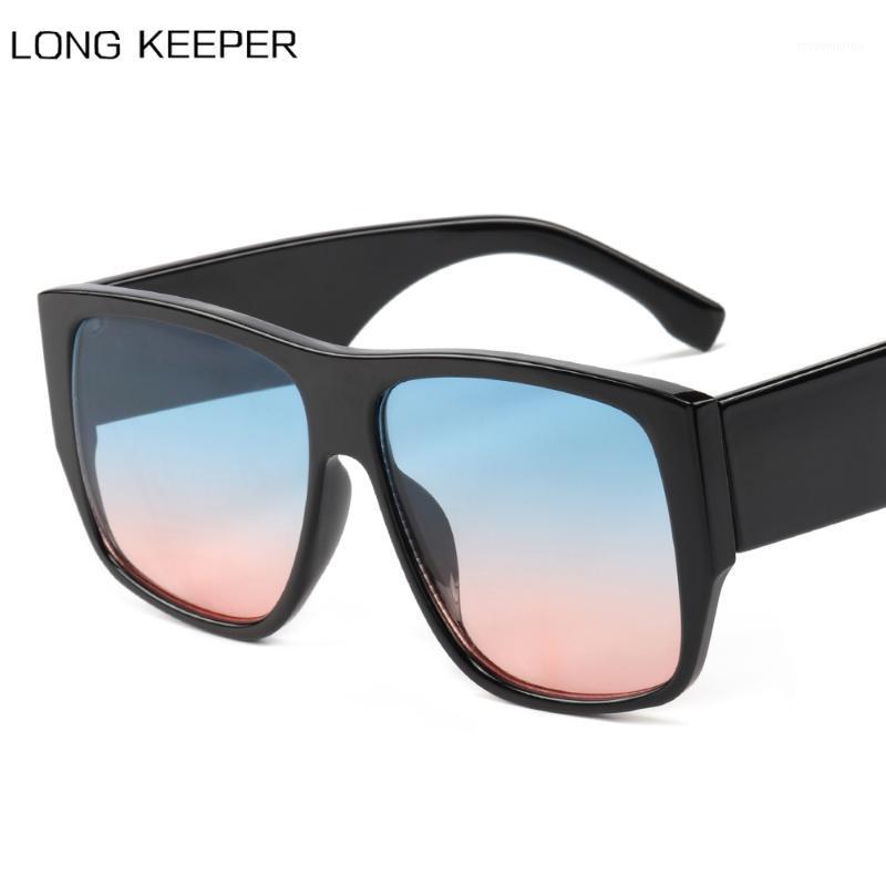 

2020 New Oversized Women Sunglasses Vintage Big Frame Glasses Men Retro Gradient Sun Glasses Female Gafas UV4001