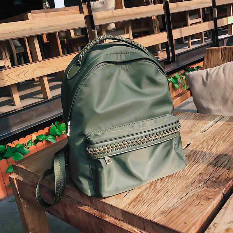 

Fashion Women Backpack Women's Black Waterproof Nylon School Bags for Teenage Girls Fashion Travel Tote Female Backpack 163