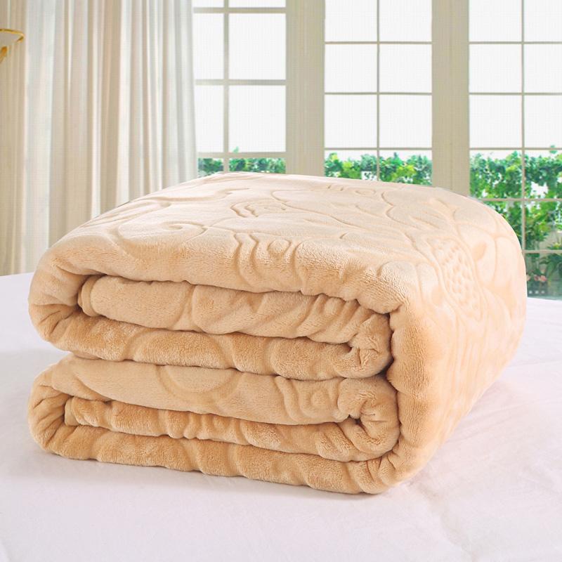 

12 Color Embossed Jacquard Flannel Blanket Throw Sofa/air/bedding Blanket Solid Color Double Faced Warm Soft for Bed 200x230cm