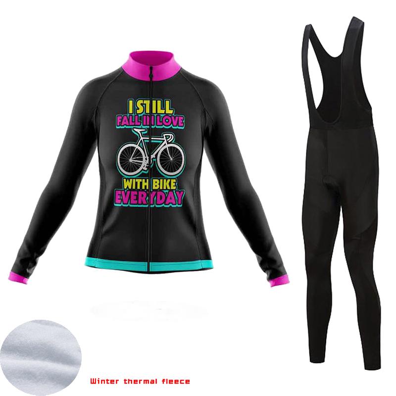 

SPTGRVO women cycling set winter bike clothes mtb equipment female bicycle suits cyclist outfit mujer invierno