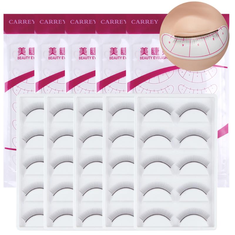 

Practice False Lashes Under Eye Pads Training Lashes Beginner False Eyelashes Practice Mink Eyelash Extension Tool