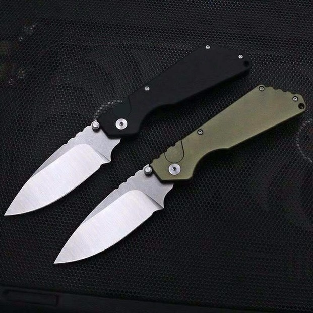 

protech strider side open automatic auto knife single action D2 blade Hunting Pocket Knife folding fishing self defense Knife 19012