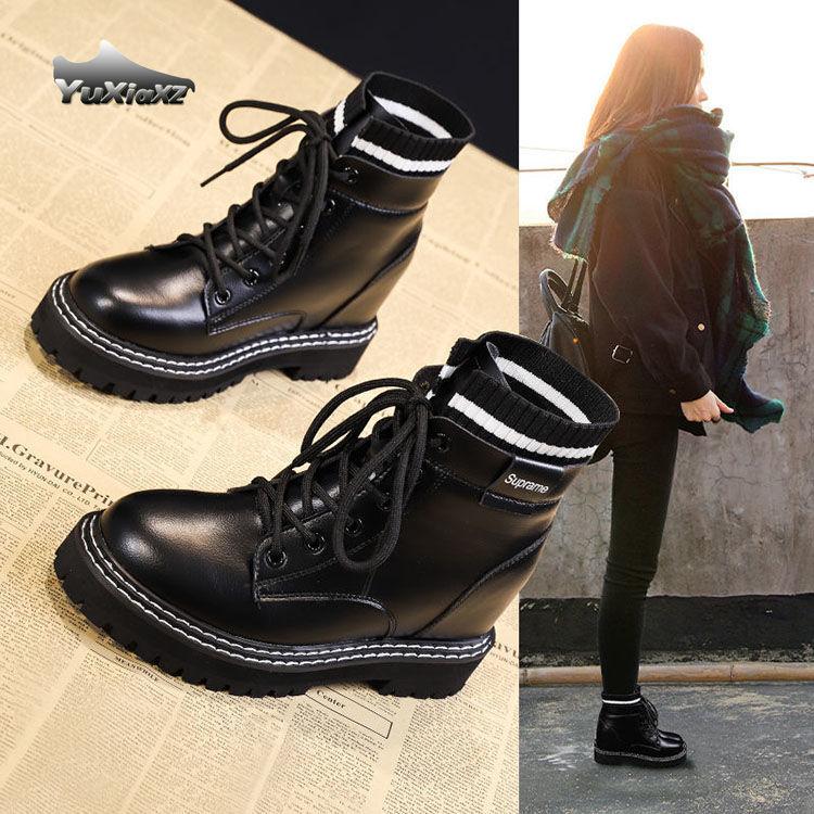 

ins Tide Shoes Net red thin short boots women 2021 new 100 British short boots, Increased add cotton