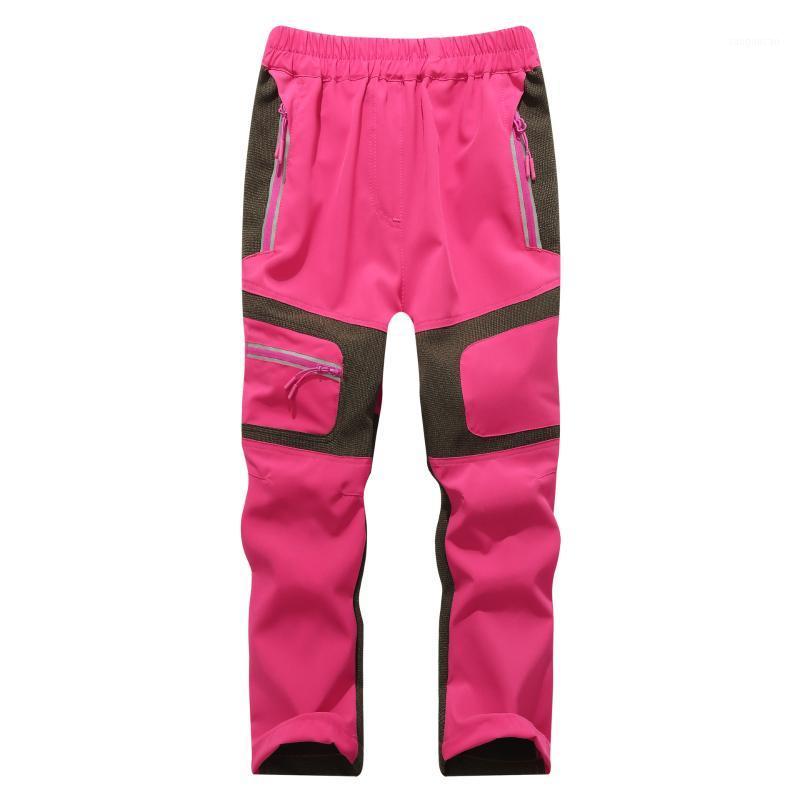 

Children' Elastic Quick-drying Pants Thin Breathable Outdoor Travel Climbing Boys And Girls Reflective Sports Trousers1, Purple
