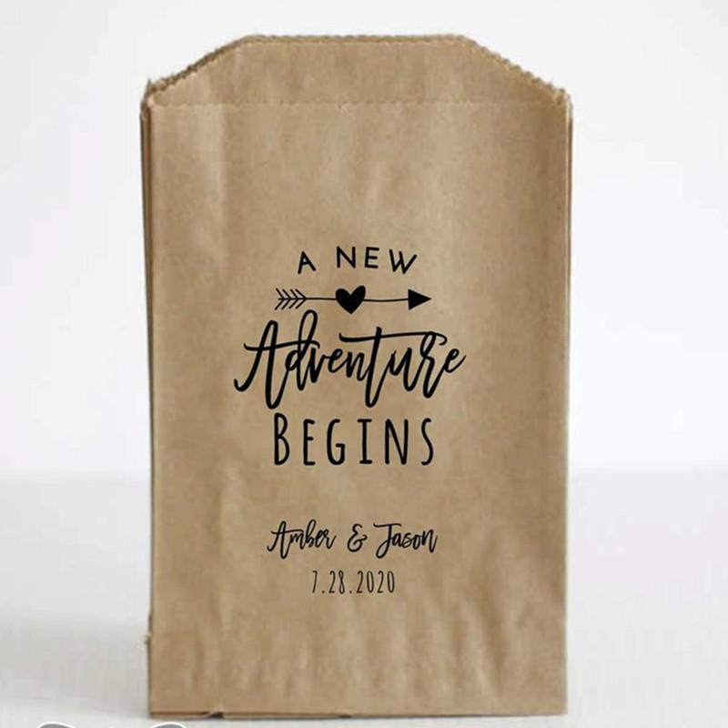 

Custom Wedding Favor Bags, Wedding Welcome Bags, Candy Personalized Favor Trail Mix