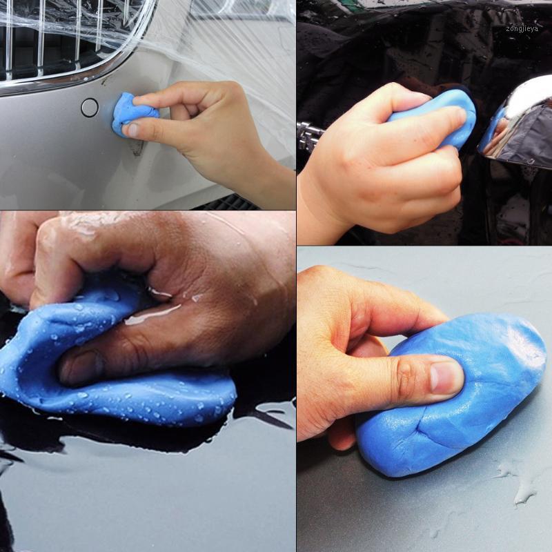 

Blue 100/180g Car Wash Cleaner Magic Clay Bar Auto Styling Detailing Car Cleaning Auto Clean Mini Handheld Washer TSLM11