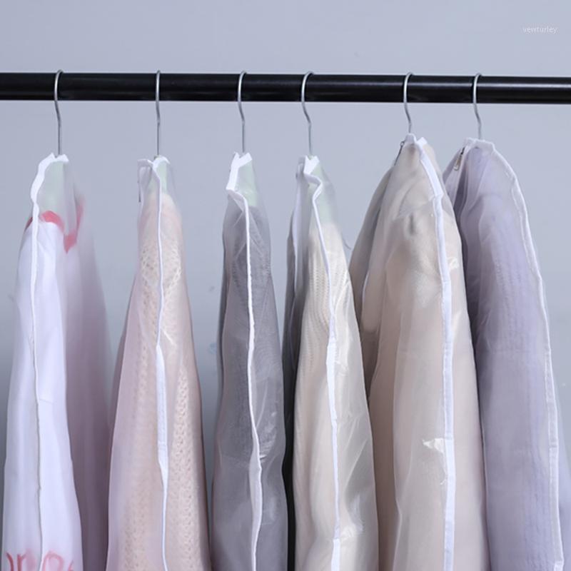 

Moth Proof Garment Bag Transparent Breathable Clear Full Zipper Bag For Clothe Storage Garment Anti-Dust Accessory1, As pic
