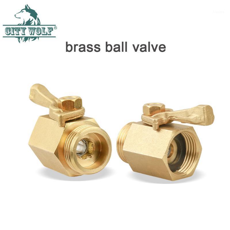 

high pressure G3/4 screw brass ball valve stainless steel intercept ball garden irrigation valve garden tool1