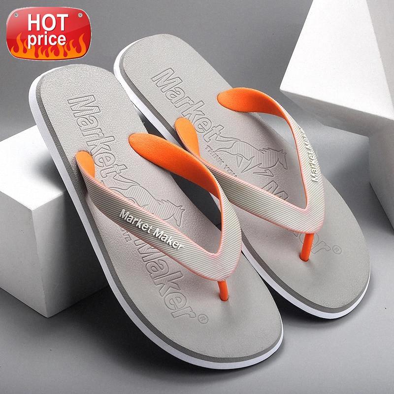 

Casual Shoes Non-slip Slides Summer Men Slippers Bathroom Outdoor Sandals Summer Slippers Beach Shoes Soft Sole Flip Flops #f887, White