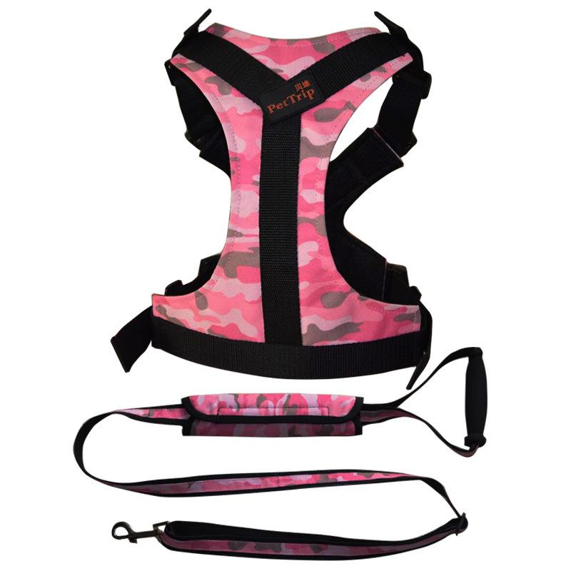 

Large Dog Walk Out Harness Vest with Hand Strap Dog Adjustable Harness Soft Pet Collar for Medium Large Dogs
