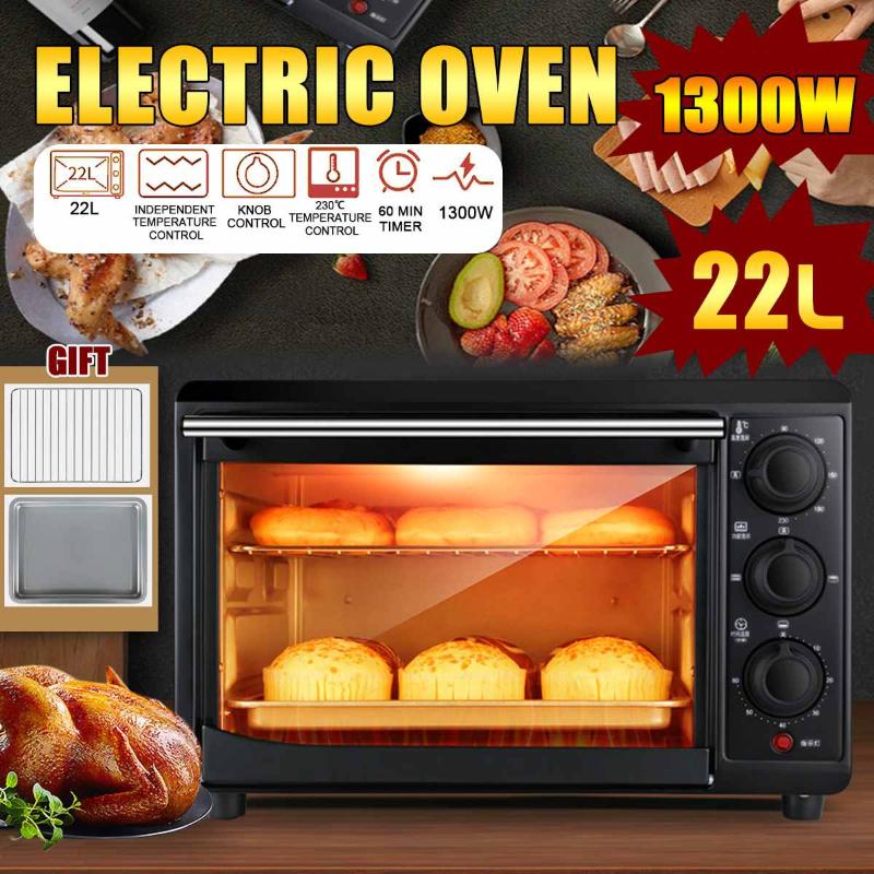 

22L Multifunctional Household Electric Oven Durable Large Capacity Intelligent Timing Baking/Dried Fruit/Barbecue Bread Baking
