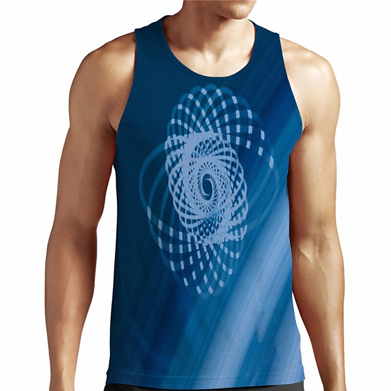 Men's Unisex Tank Top Undershirt 3D Print Graphic Prints Linear Plus Size Round Neck Casual Daily Print Sleeveless Tops Basic Designer Big a