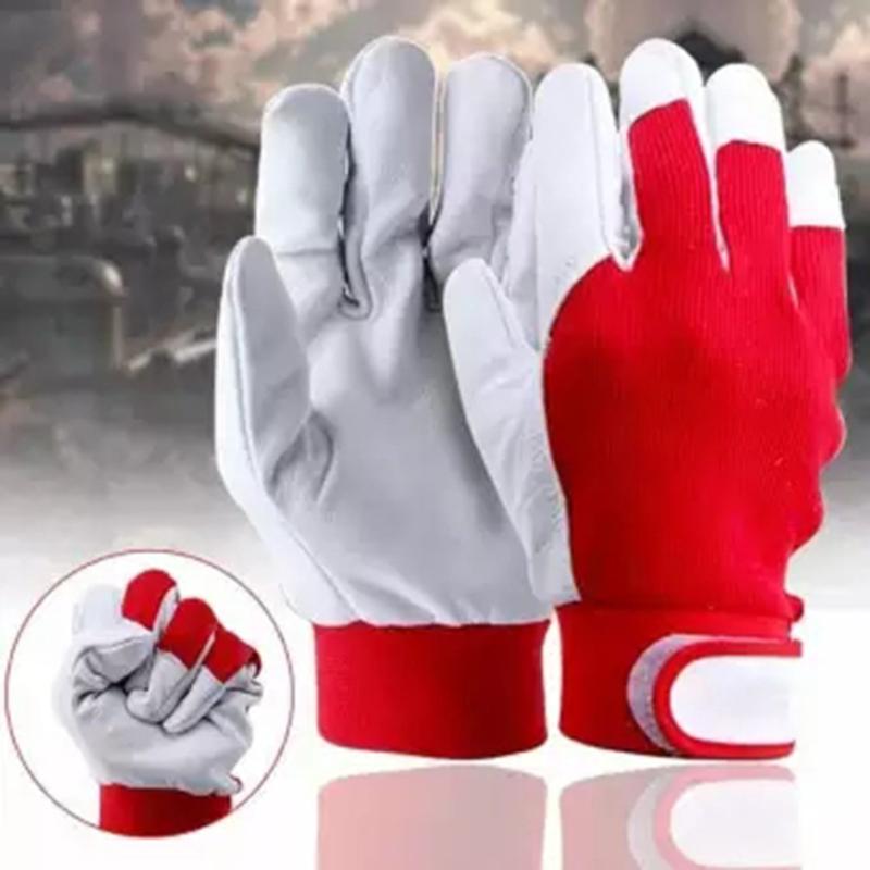

Welding Gloves Heat Shield Gloves Safety Protection Soft Pigskin Elastic Knitted Work Anti-static