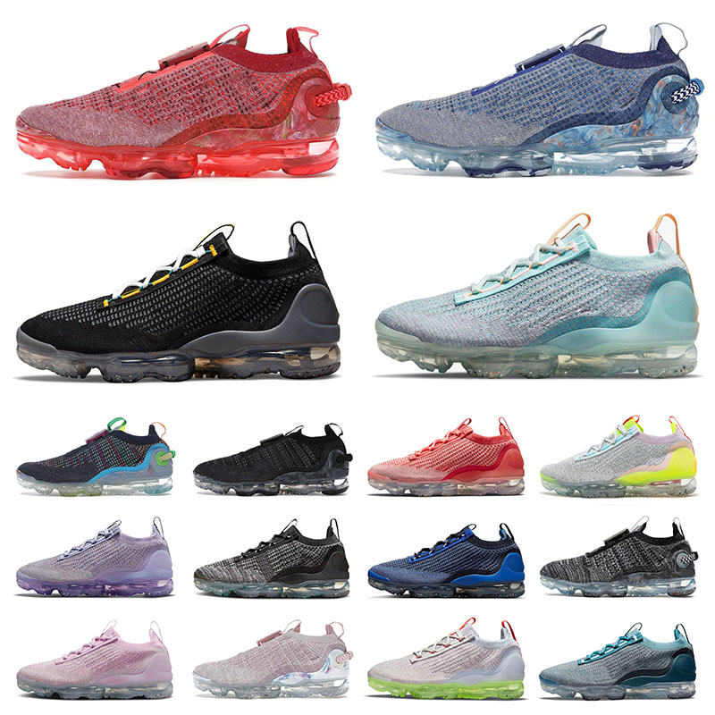 

Flynit 2021 Fly Knit-2021 Mens Womens Designer Running Shoes Pure Platinum Dark Grey Deep Royal Blue Team Red Day to Night Oreo Batman, 36-45 2021 monochrome