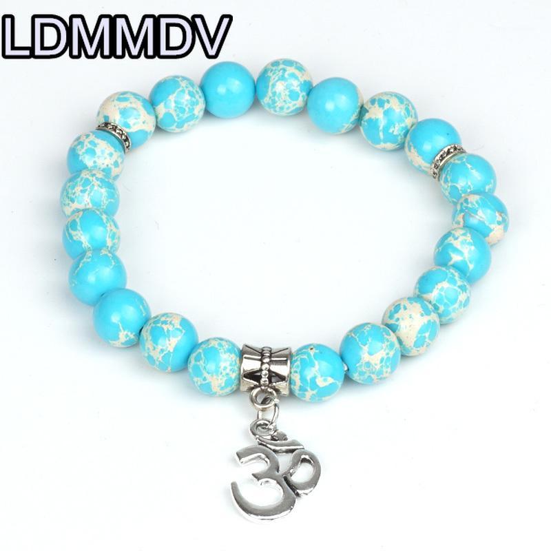 

Jades Bracelet Imperial Jaspers Stone Beads Bracelets Buddha Beads Bracelets Agates Snakeskin 8mm Blue For Muslim Jewelry1