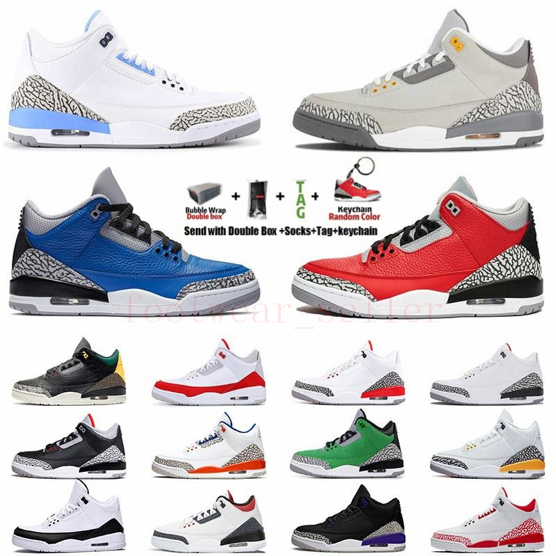 

Top Quality UNC Black White Cement Jumpman 3 3s Mens Women basketball Shoes Fragment Flight Knicks Fire Red Bio Beige Mens Sports Shoes, 14