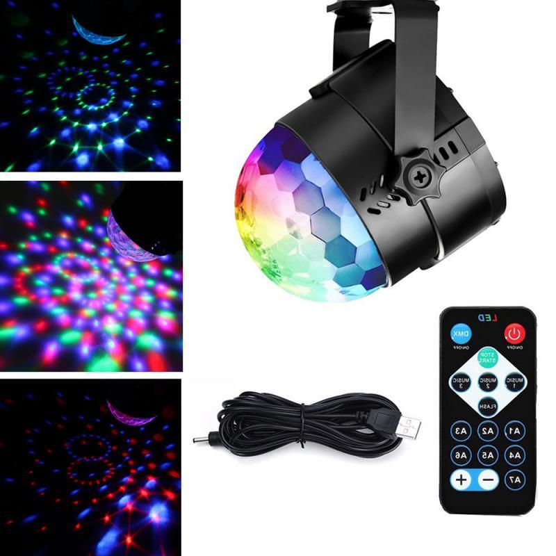 

Portable Sound Control Party Light For Outdoor And Indoor, DJ Lighting, RBG Disco Ball, Strobe Light Stage LED Decorative Lamp