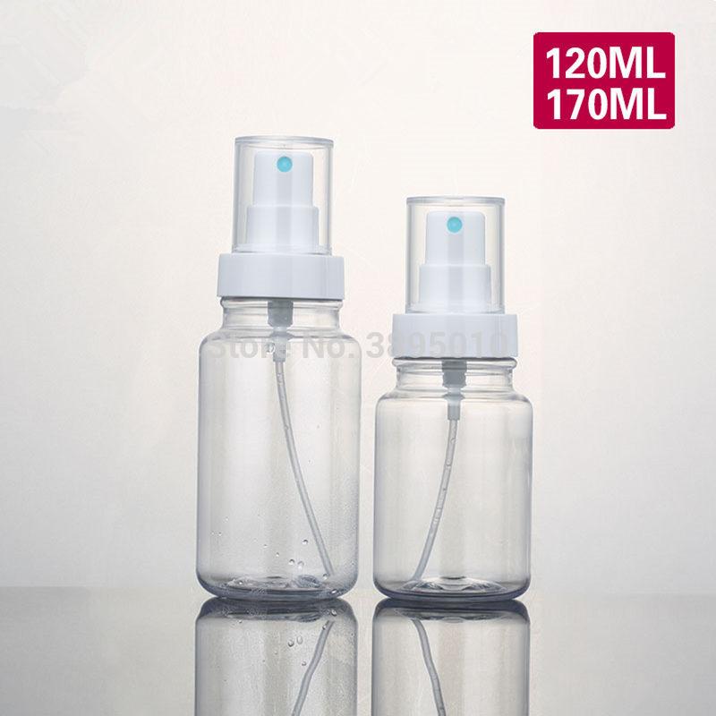 

120/170ml Refillable Plastic Fine Mist Perfume Empty Spray Sprayer Bottle Cosmetic Atomizers PET Spray Bottles F729