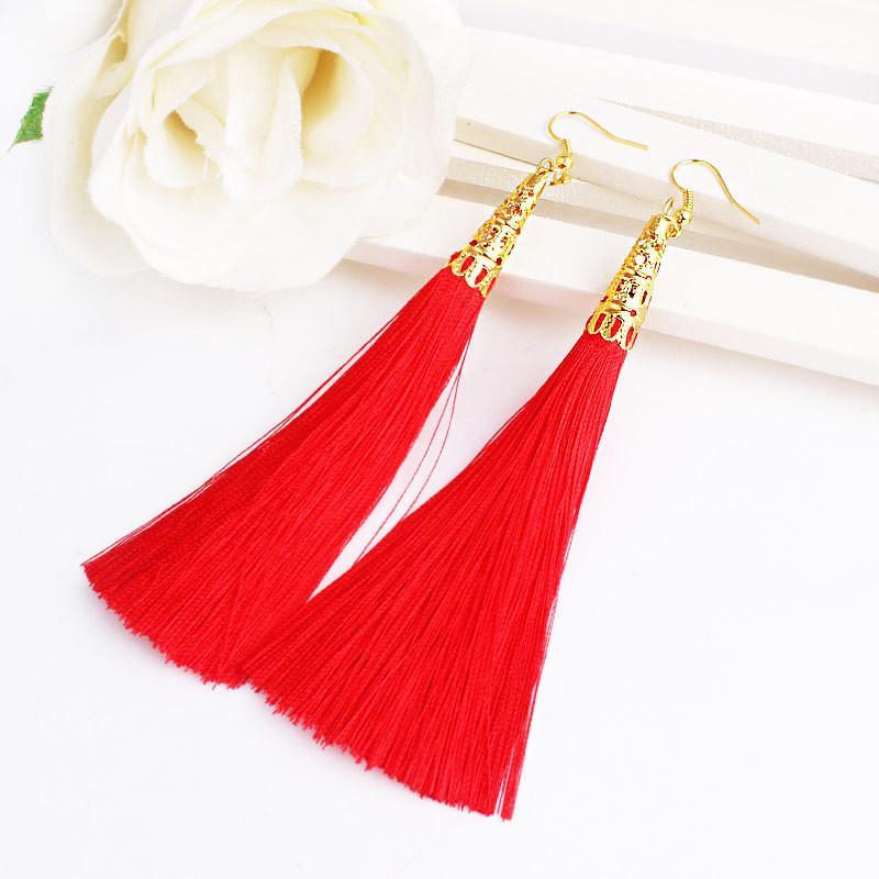 

Dangle & Chandelier Long Tassel Earrings For Women Drop Fiber Brincos Boucle D'oreille Brush Fashion Jewelry Pendientes Bijoux1