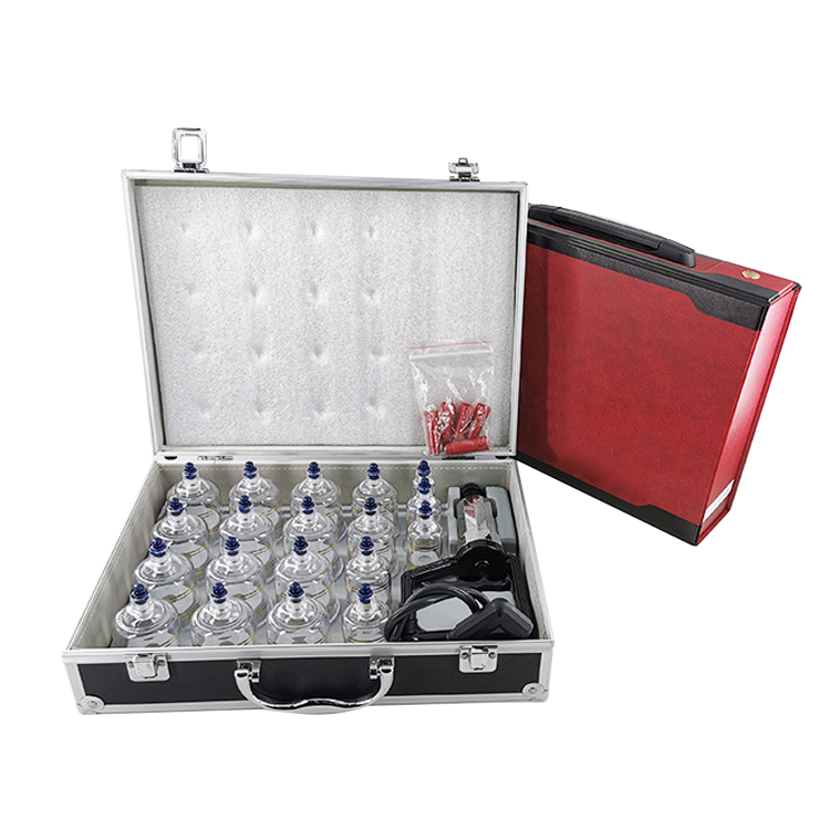 

Full Body Massager 19 Cups Glass Thicken Suction Cups Jar Different Size Full Body Massager Massage Vacuum Cupping