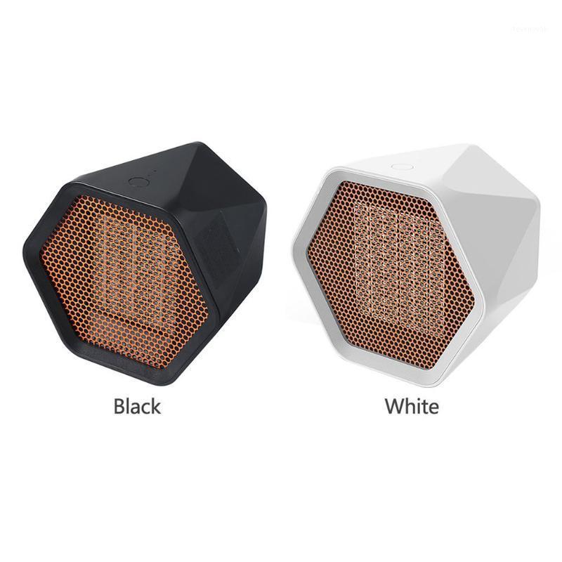 

600w Mini Hexagonal White Air Heater Office Heater Portable Rapid Heating Warmer Electric For Home1