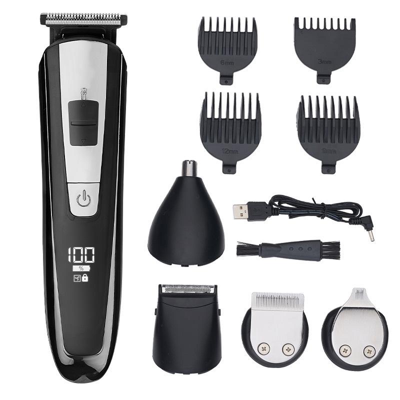 

Hair Trimmer Cordless LCD Display Electric Shaver Beard Nose Ear Grooming Kit Hair Clipper Tool Barber Cutting machine Trimer